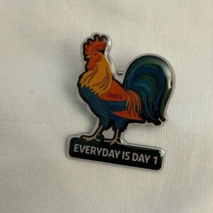 Amazon Hawaii’s Colorful Rooster Pin - Everyday is Day 1💚Limited Edition